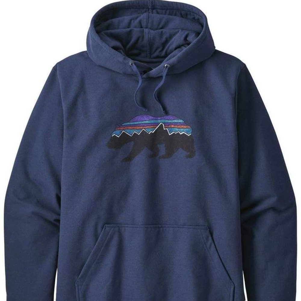 Patagonia Fitz Roy Bear Hoodie Mens L